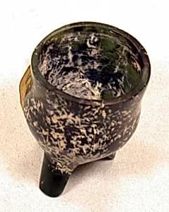 Stone Tripod Vessel by Unknown Artist