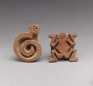 Two Flat Stamps by Unknown Artist