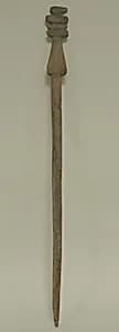 Wooden Staff with Birds by Unknown Artist