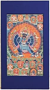 Vajrabhairava with His Consort Vajravetali by Unknown Artist