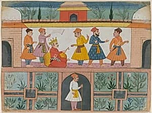 A Messenger is Dispatched: Page from a Dispersed Manuscript by Unknown Artist