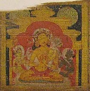 Folio from a Buddhist Manuscript of Pancavimsatisahasrika Prajnaparamita by Unknown Artist