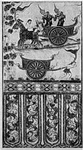 Prince Vessantara Gives Away His Chariot: Scene from a Vessantara Jataka by Unknown Artist