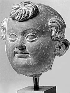 Cherubic Head by Unknown Artist