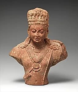 Crowned Bodhisattva by Unknown Artist