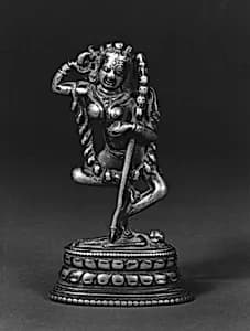 Vajravarahi Dancing on a Corpse by Unknown Artist