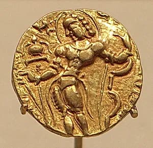 Gold Coin Showing King Kumaragupta as an Archer by Unknown Artist