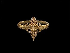 Arm Band with Man's Head by Unknown Artist