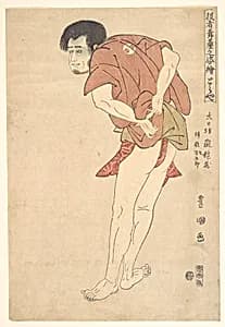 The actor Arashi Ryuzo later known as Arashi Shichigoro by Utagawa Toyokuni I