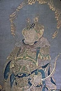 Buddhist Guardian King by Unknown Artist