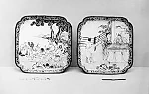 Square Dish by Unknown Artist