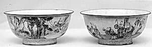 Bowl (one of a pair) by Unknown Artist