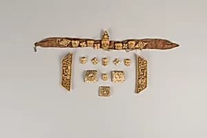 "Plaque from a Tantric Ritual Apron": Chitipati Dancing by Unknown Artist