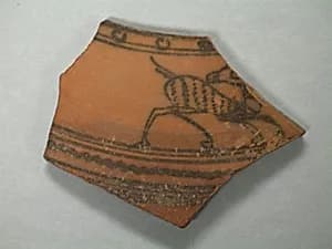 Shard with Figural Decoration by Unknown Artist