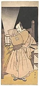 Ichikawa Danzo IV in the Role of a Samurai by Katsukawa Shunshō　勝川春章