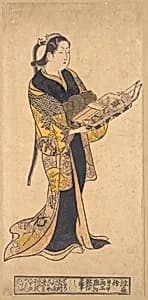 Woman with Toys for the Boys' Festival by Okumura Masanobu