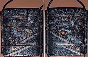 Case (Inrō) with Designs of Chrysanthemums and Bamboo-Woven Fence by Unknown Artist