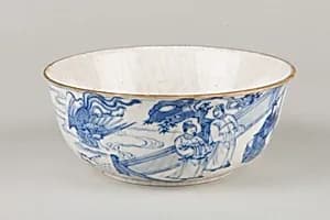 Bowl with figural scene by Unknown Artist