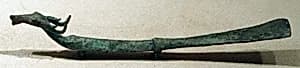 Lime Spatula with Animal Head by Unknown Artist