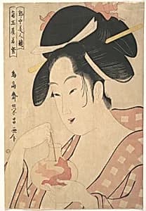 Wakamurasaki of the Kadotamaya by Chōkōsai Eishō