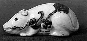Water Bottle in the Form of a Mouse by Unknown Artist