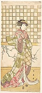 An Actor of the Iwai Clan as a Woman by Katsukawa Shun'ei 勝川春英