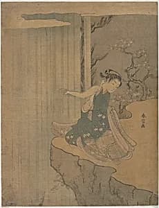 Parody of the Legend of Kyoyu and Sofu by Suzuki Harunobu