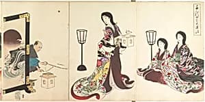 Chiyoda Castle (Album of Women) by Yōshū (Hashimoto) Chikanobu
