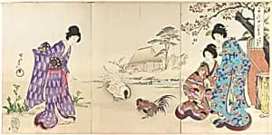Chiyoda Castle (Album of Women) by Yōshū (Hashimoto) Chikanobu