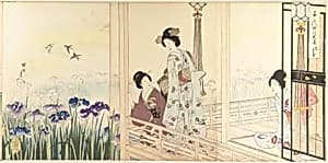 Chiyoda Castle (Album of Women) by Yōshū (Hashimoto) Chikanobu