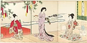 Chiyoda Castle (Album of Women) by Yōshū (Hashimoto) Chikanobu
