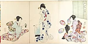 Chiyoda Castle (Album of Women) by Yōshū (Hashimoto) Chikanobu
