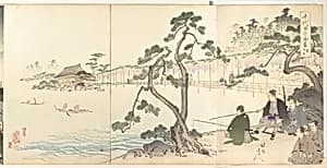 Chiyoda Castle (Album of Men) by Yōshū (Hashimoto) Chikanobu