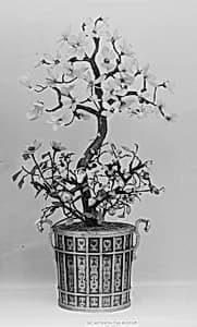 Pot with Flowering Plant by Unknown Artist