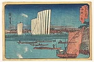 江戸十二景　仲洲之景 by Utagawa Hiroshige