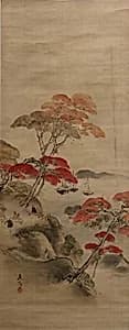Maple Viewing at Kai'anji Temple by Shibata Zeshin