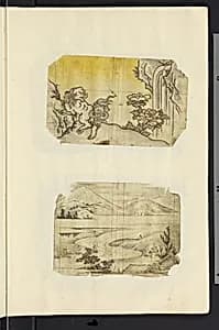 Album of Sketches for Lacquer Decoration (Makie) 蒔絵 by Unidentified artist