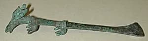 Lime Spatula with Animal Head by Unknown Artist