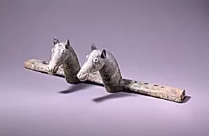 Fitting with Two Horse Heads by Unknown Artist