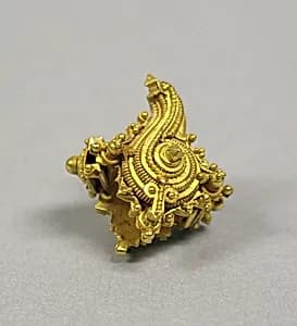 Pair of Ear Ornaments, Comma and Star by Unknown Artist