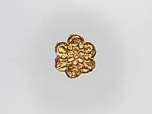 Flower-Shaped Clothing Plaque by Unknown Artist