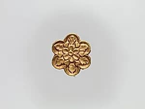 Flower-Shaped Clothing Plaque by Unknown Artist