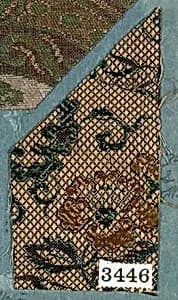 Textile Sample from Sample Book by Unknown Artist