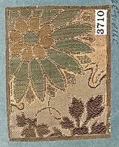 Textile Sample from Sample Book by Unknown Artist