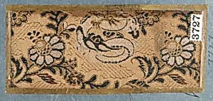 Textile Sample from Sample Book by Unknown Artist