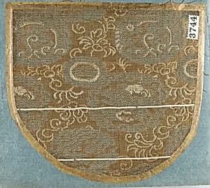 Textile Sample from Sample Book by Unknown Artist