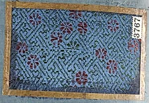 Textile Sample from Sample Book by Unknown Artist