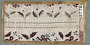 Textile Sample from Sample Book by Unknown Artist