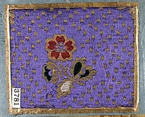 Textile Sample from Sample Book by Unknown Artist