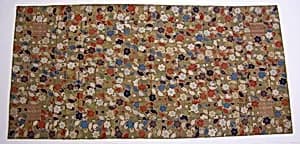 Buddhist Vestment (Kesa) with Clematis Flowers, Leaves, and Vines by Unknown Artist